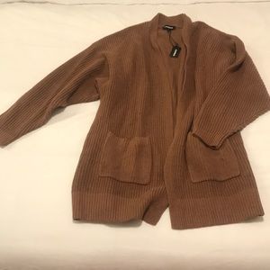 Brand New Express Brown Cardigan 🐻